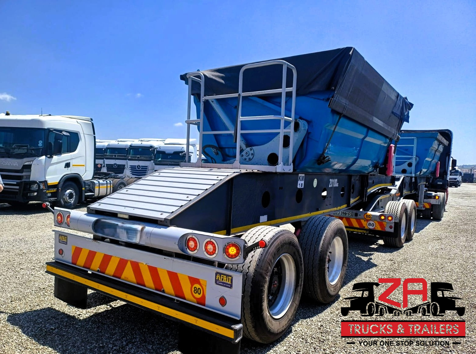 2021 AFRIT 18 CUBE SIDE TIPPER TRAILER #53337